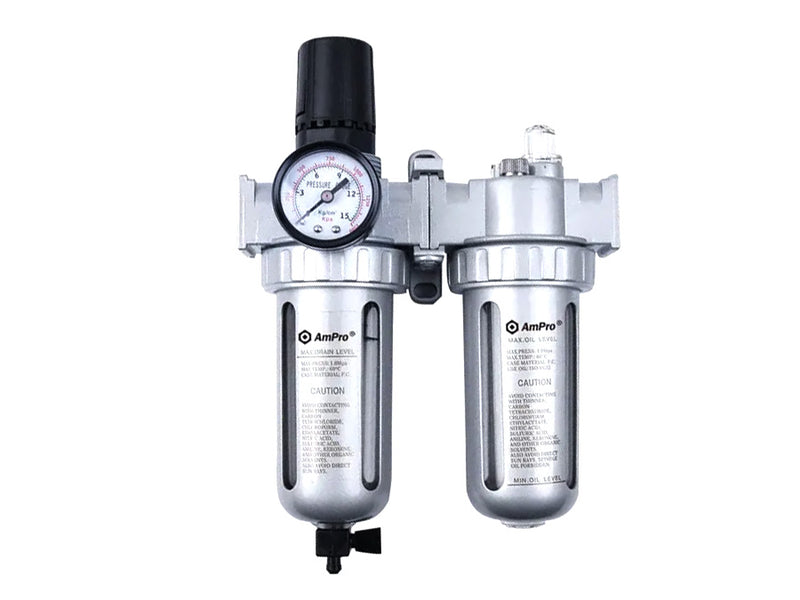 AmPro Air Filter Regulator & Lubricator 3/8" FILR-A2664