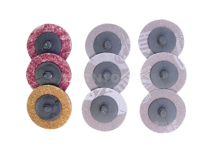 AmPro Air Sanding Pad Set 50mm 9Pc PADS-A1705