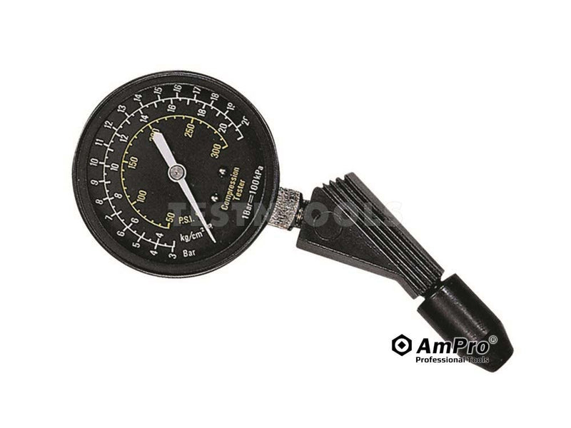 AmPro Engine Compression Tester 0 to 300 psi TESC-T70501