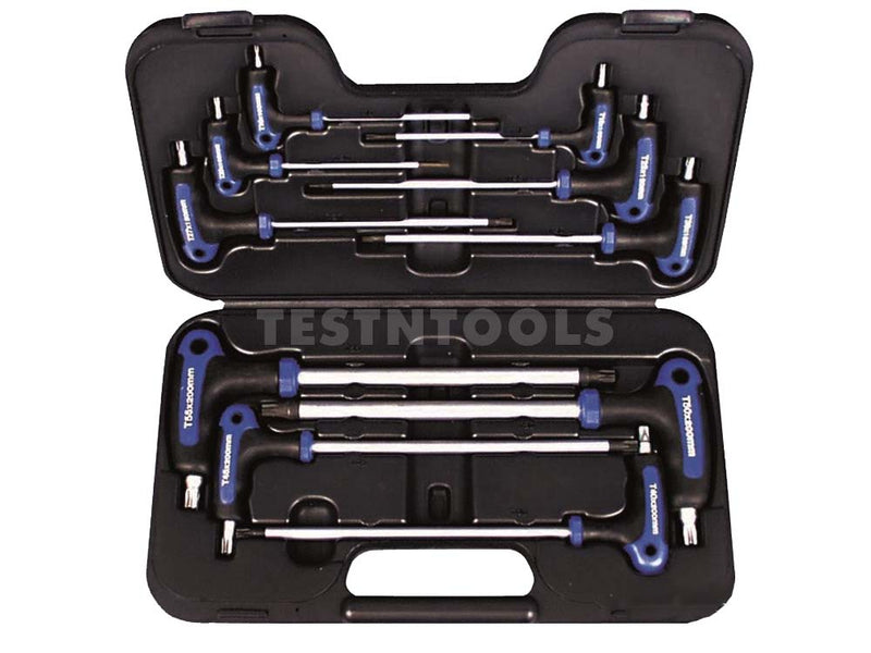 AmPro T-Handle Star Wrench Set T10 - T55 10 Piece WREH-T22900