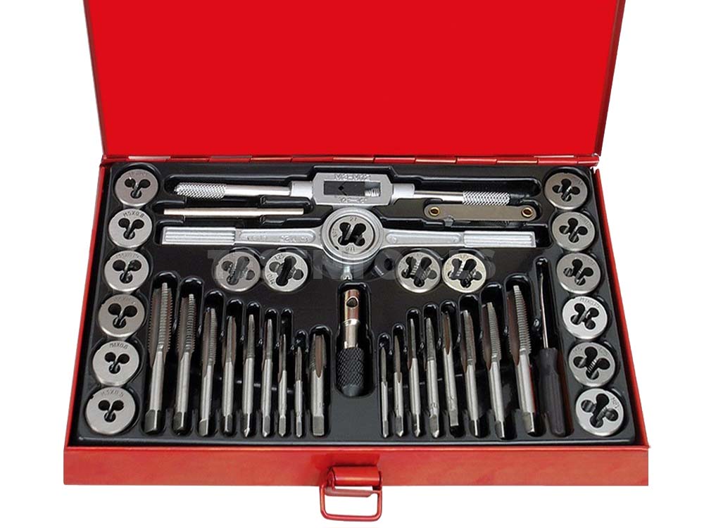 AmPro Tap And Die Set M3 - M12 39Pc TAPD-T35900 — Testntools