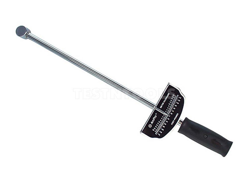 AmPro Torque Wrench Dual Scale 1/2" Dr 210Nm 150 ft/lbs WRET-T74701