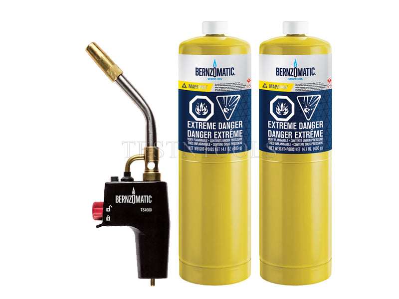 Bernzomatic Gas Torch Kit With MG9 Gas Cylinder GAST-TS4000T2K