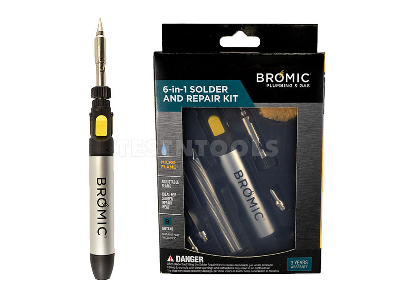 Bernzomatic Soldering Repair Kit 6-in-1 Butane IROS-1811643