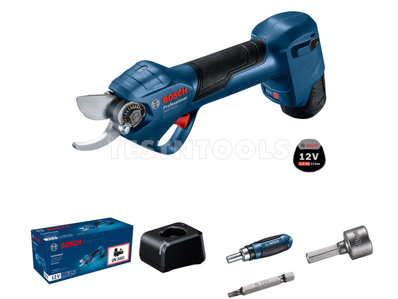 Bosch 12V 3.0Ah Brushless Pruner Kit 25mm PRO GGP12V-25