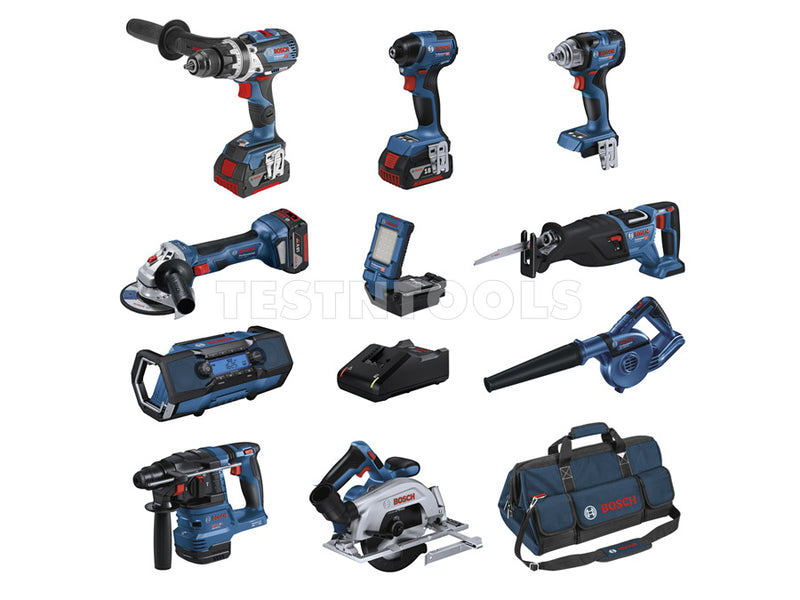 Bosch 18V 10pc 5.0Ah Brushless Combo Kit 0615A5008X