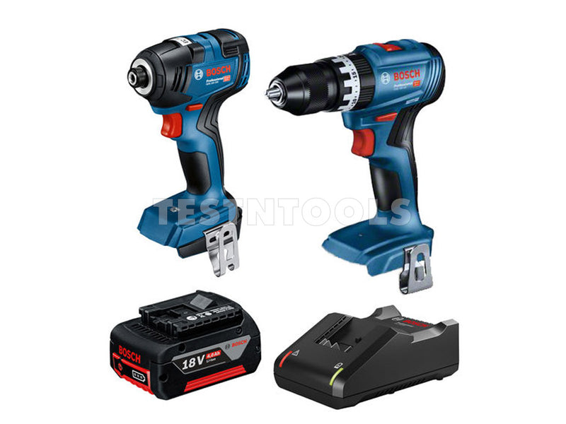 Bosch 18V 2pc 4.0Ah Brushless Combo Kit GSB+GDR
