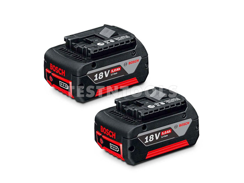 Bosch 18V 2pc 5.0Ah Lithium Ion Battery Kit
