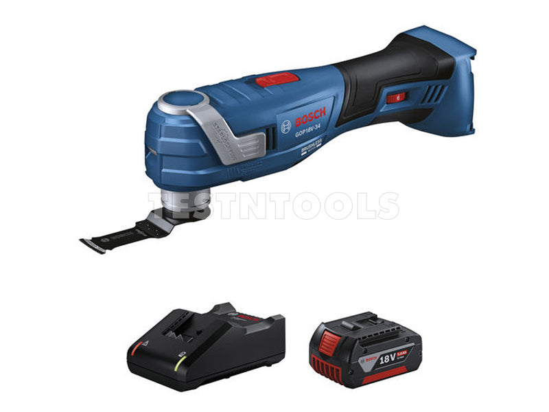 Bosch 18V 4.0Ah Brushless Multi-Tool Starlock Kit GOP18V-34