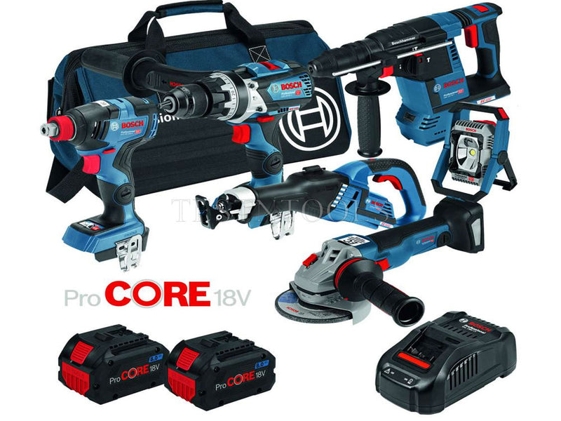 Bosch 18V 6pc 8.0Ah ProCORE Combo Kit DB6-XAH 0615990L26