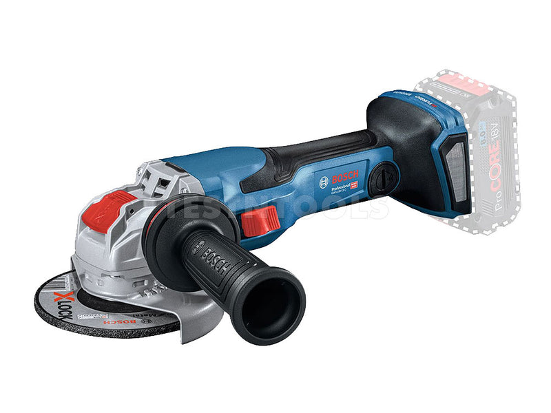 Bosch 18V BiTurbo Brushless X-LOCK Angle Grinder 125mm Tool Only GWX18V-15C