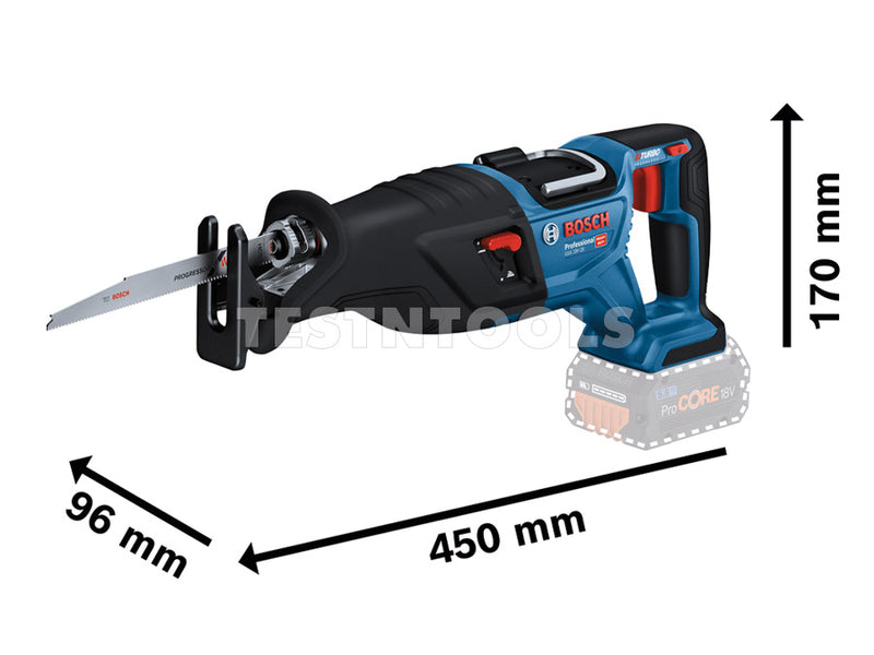 Bosch 18V BiTurbo Brushless Sabre Saw Tool Only GSA18V-28