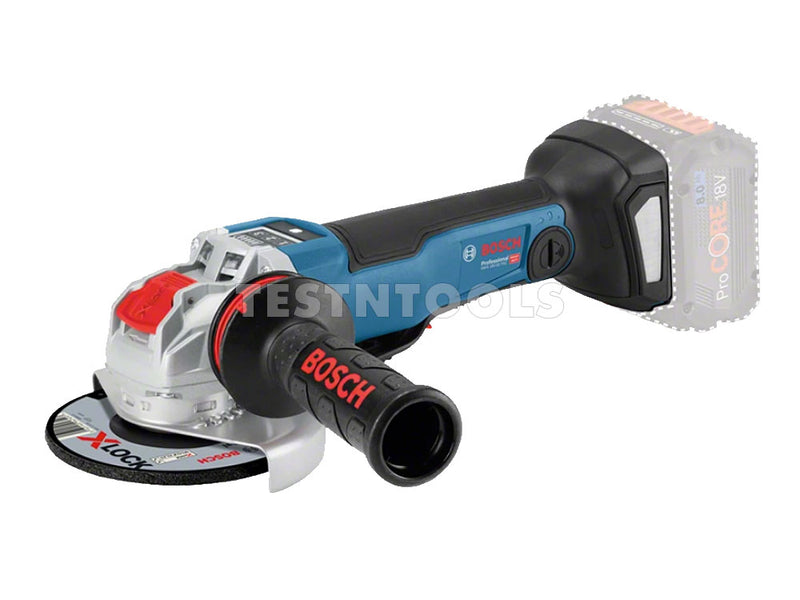 Bosch 18V Brushless X-LOCK Angle Grinder 125mm Tool Only GWX18V-10PSC