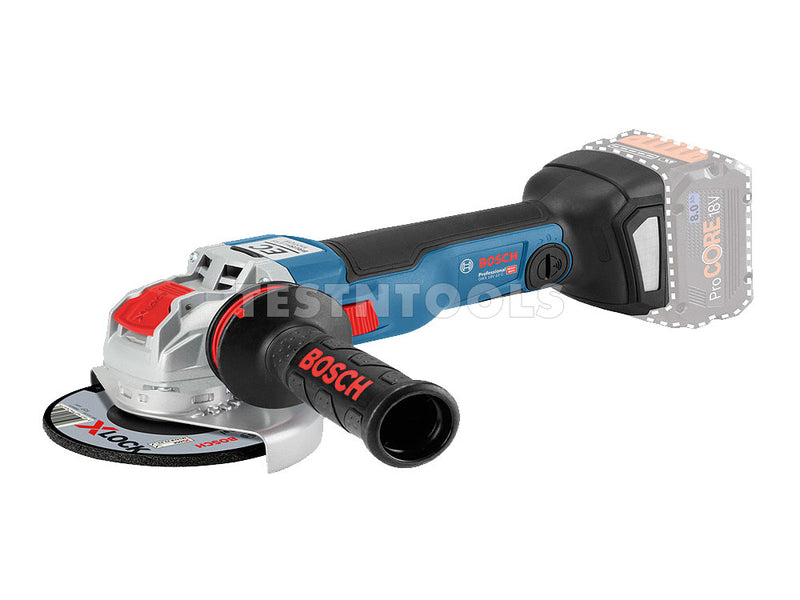 Bosch 18V Brushless X-LOCK Angle Grinder 125mm Tool Only GWX18V-10SC