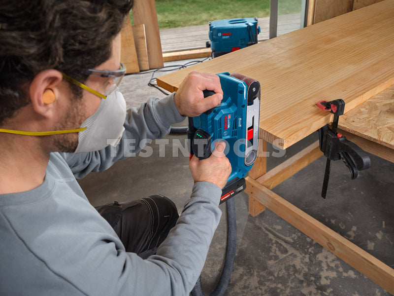 Bosch 18V Brushless Belt Sander 75mm Tool Only GBS18V-75