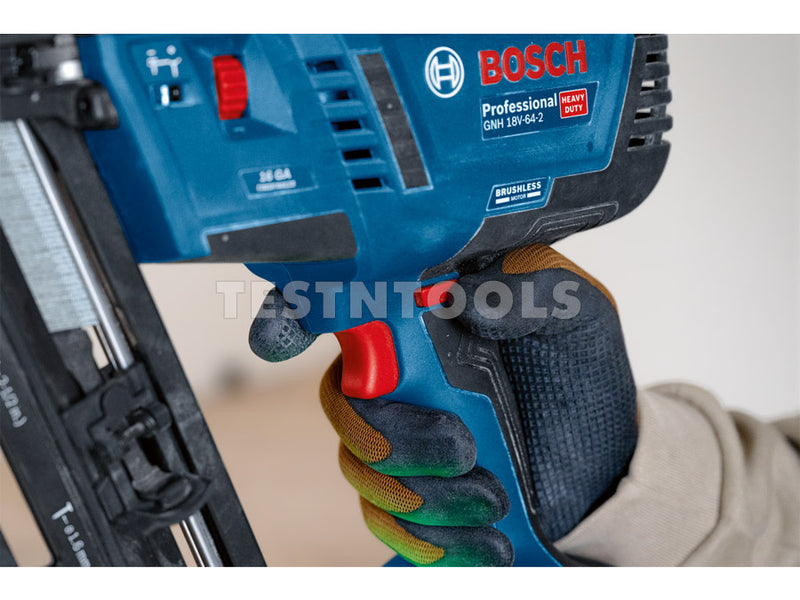 Bosch 18V Brushless Finishing Nailer 32-64mm Tool Only GNH18V-64-2