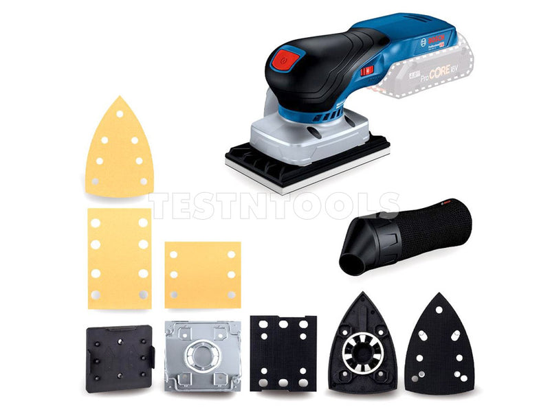 Bosch 18V 5.0Ah Brushless Orbital Sander Kit GSS18V-13+GBA+GAL