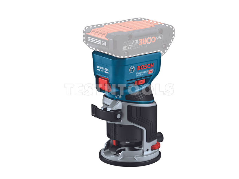 Bosch 18V Brushless Palm Router With LBoxx Tool Only GKF18V-8