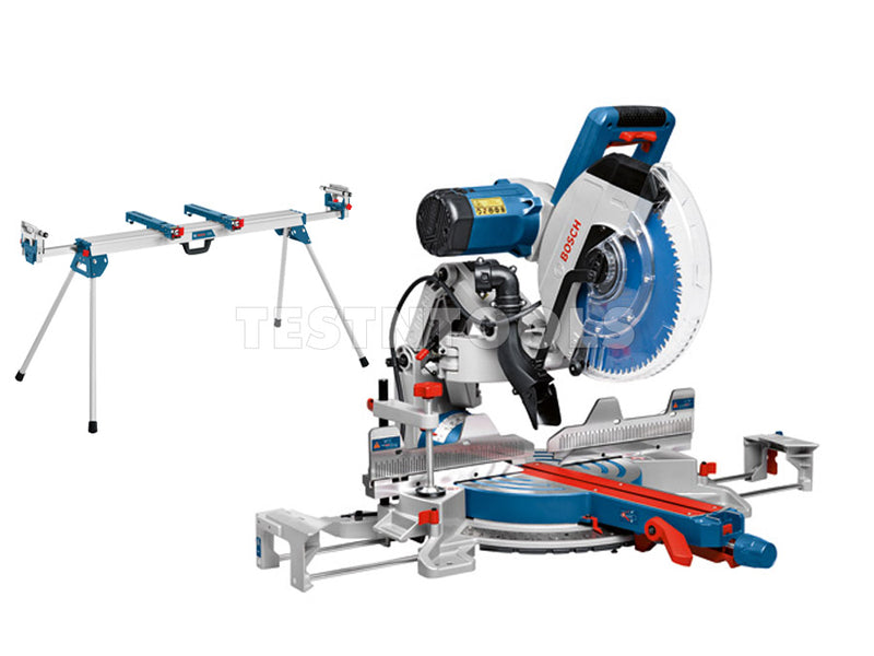 Bosch Axial Glide Mitre Saw 305mm (12") GCM12GDL with Stand GTA3800 0615990J2B