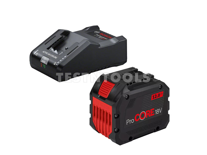 Bosch Blue 18V 12.0Ah ProCORE Battery and Rapid Charger Starter Package