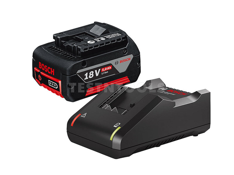 Bosch Blue 18V 5.0Ah Battery and Charger Starter Package 0615990M1Z
