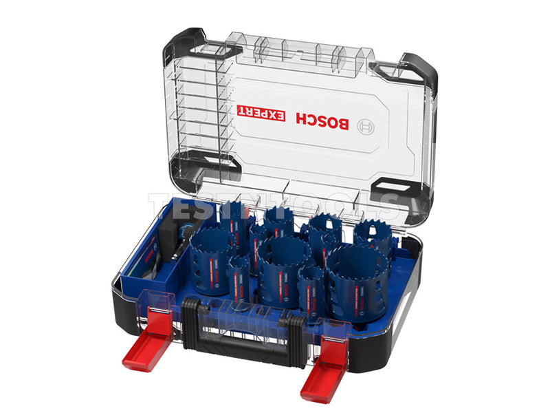 Bosch Carbide Hole Saw Set Expert Multi Material 20-76mm 14 Piece