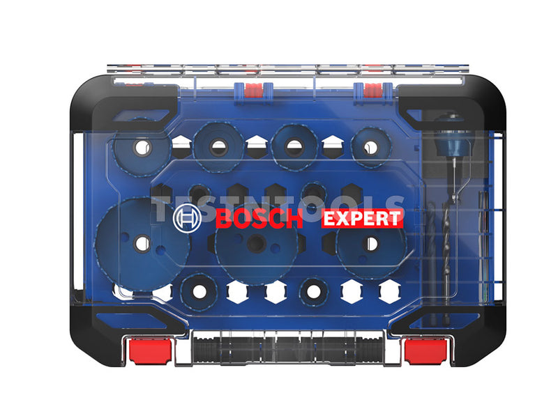 Bosch Carbide Hole Saw Set Expert Multi Material 20-76mm 14 Piece