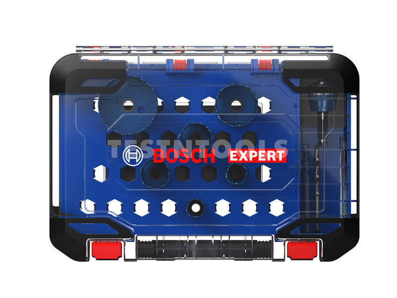 Bosch Carbide Hole Saw Set Expert Multi Material 22-68mm 9 Piece