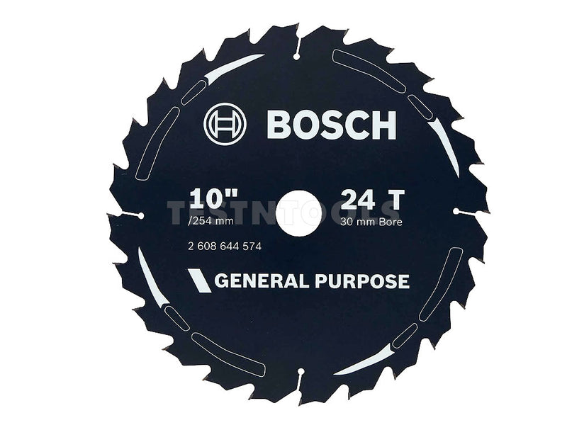 Bosch Circular Saw Blade GP for Wood 254mm 10" 24T 2608644574
