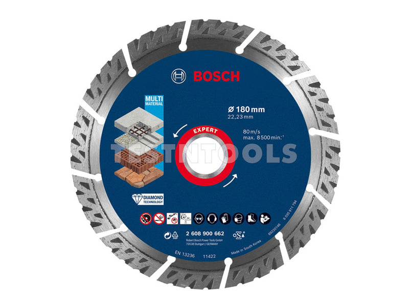 Bosch Diamond Cutting Disc Expert Multi Material 180mm
