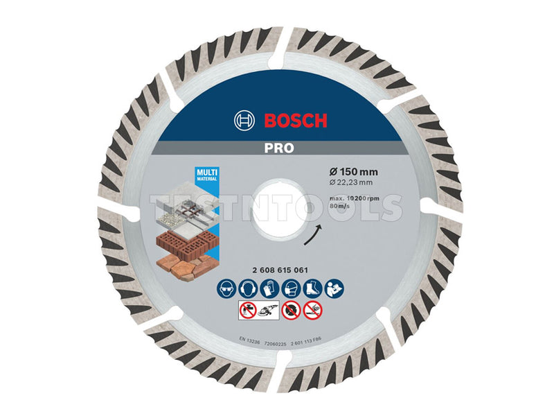 Bosch Diamond Cutting Disc Pro Multi Material 150mm