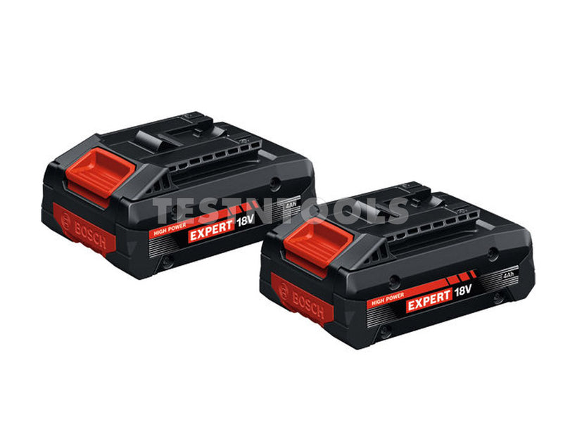 Bosch Expert 18V 2pc 4.0Ah Lithium Ion Battery EXBA18V-40