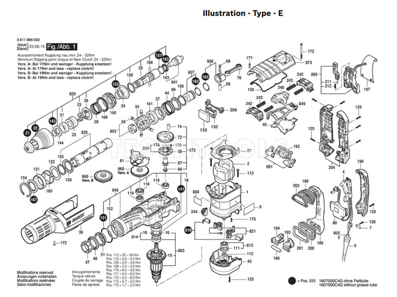 Bosch GBH12-52DV Spare Part Number 80 - Speed Governor
