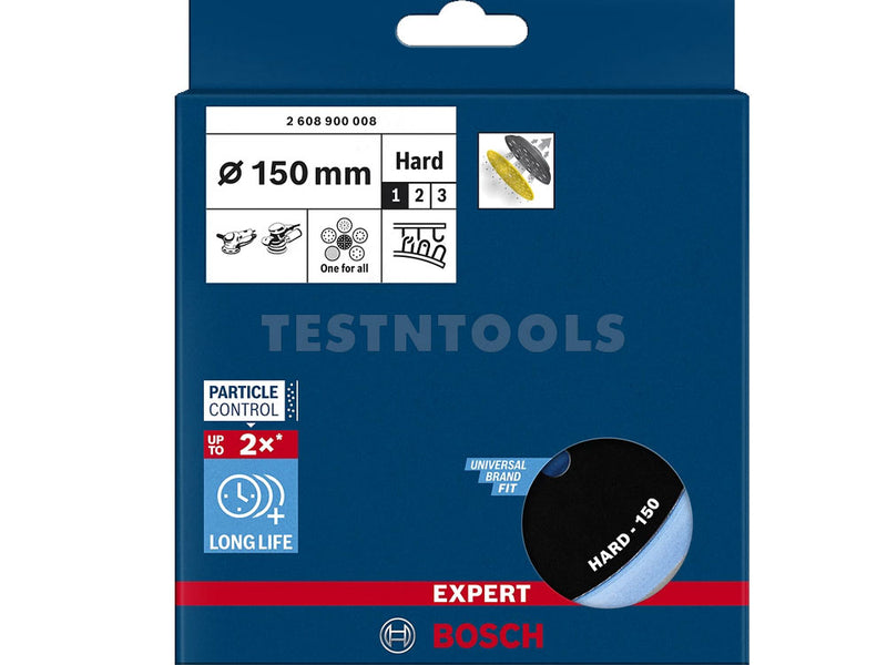 Bosch GET75-150 Hook And Loop Backing Pad 150mm Hard