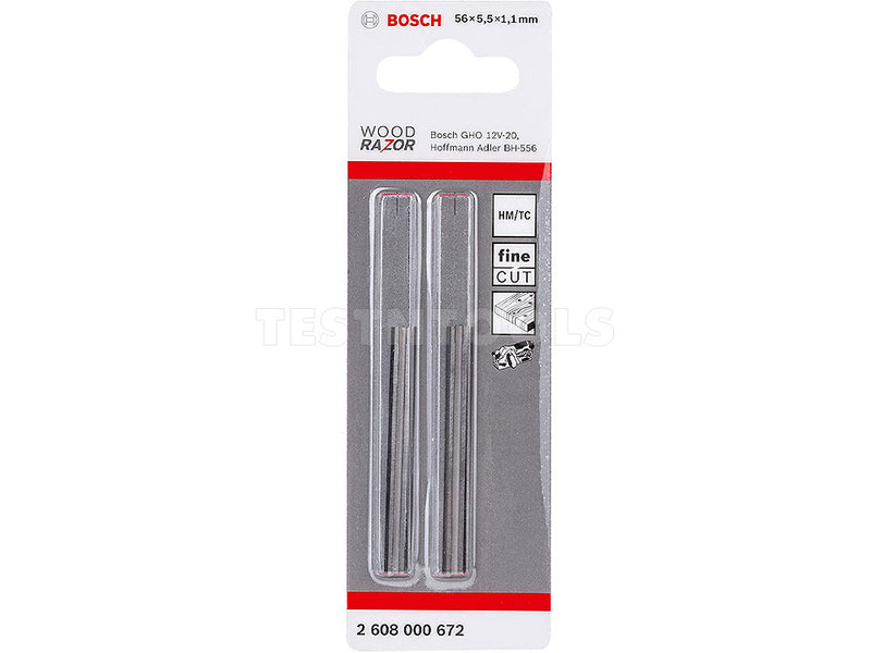 Bosch GHO12V-20 Spare Part - Planer Blades 2 Pack 2608000672