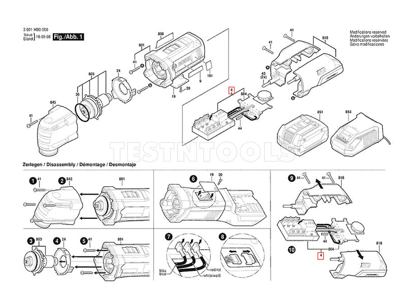 Bosch GOP18V-EC Spare Part Number 4 - Electronic Module