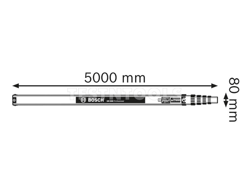Bosch Levelling Staff 5m GR500