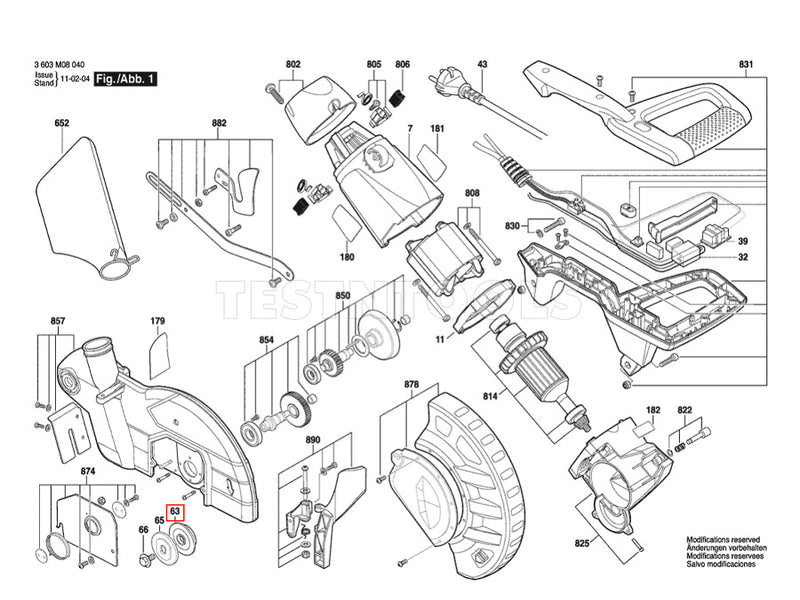 Bosch PCM1800SD Spare Part Number 63 - Locking Flange