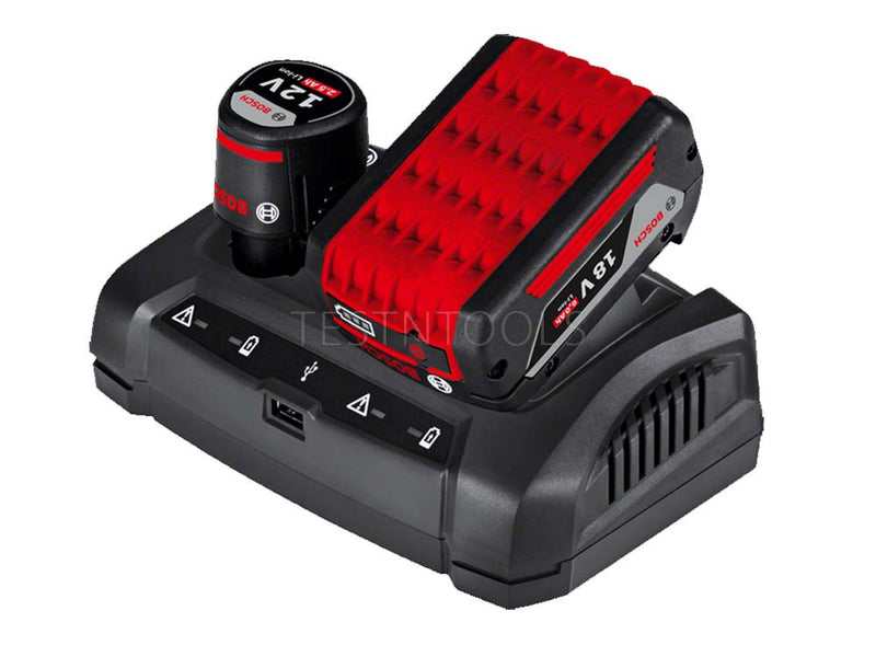 Bosch Blue 18V Rapid Charger Twin Multi-Volt GAX18V-30 1600A011AB