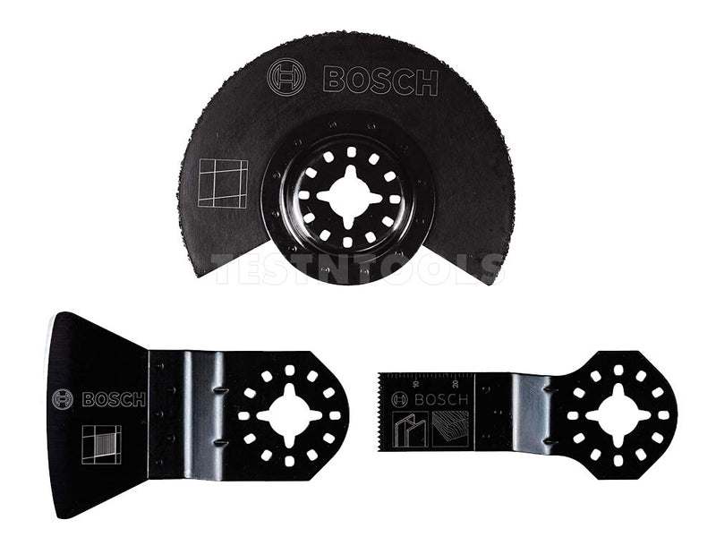 Bosch Starlock Multi-tool Accessory Set Basic For Tiles 3 Piece OMTSET 2608662342