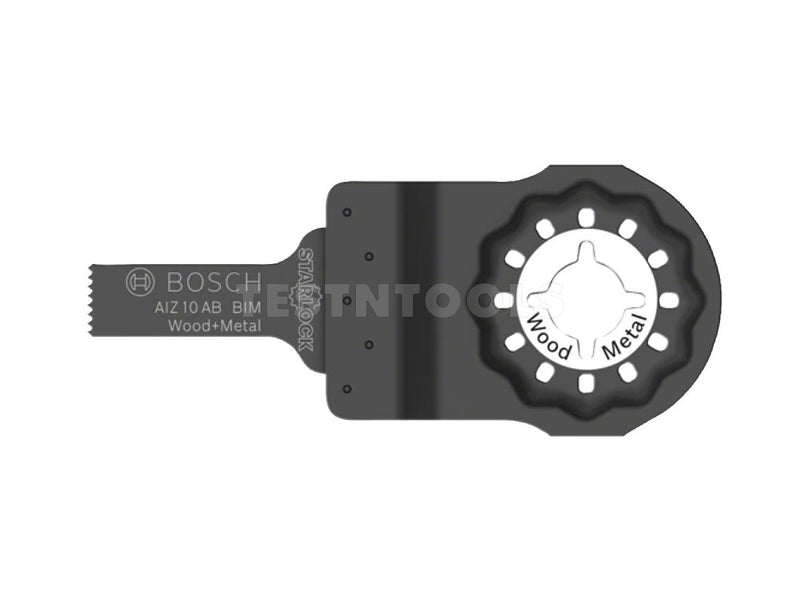 Bosch Starlock Multi-tool Bi-Metal Plunge Cut Blade For Wood + Metal 10mm x 20mm 1ERAIZ10AB 2608664911