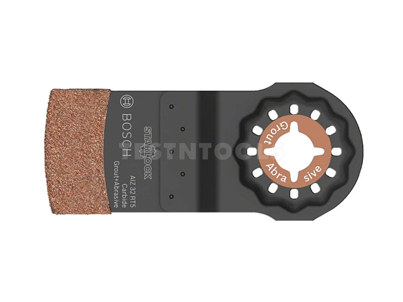 Bosch Starlock Multi-tool Carbide Plunge Cut Blade For Grout + Abrasive 32mm x 30mm 1ERAIZ32RT5 2608664918