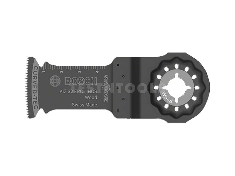 Bosch Starlock Multi-tool HCS Plunge Cut Blade For Wood 32mm x 50mm 5 Pack 5ERAIZ32EPC 2608661626