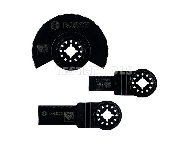 Bosch Starlock Multi-tool Multi Cutter Starter Set For Wood 3 Piece 2607017323