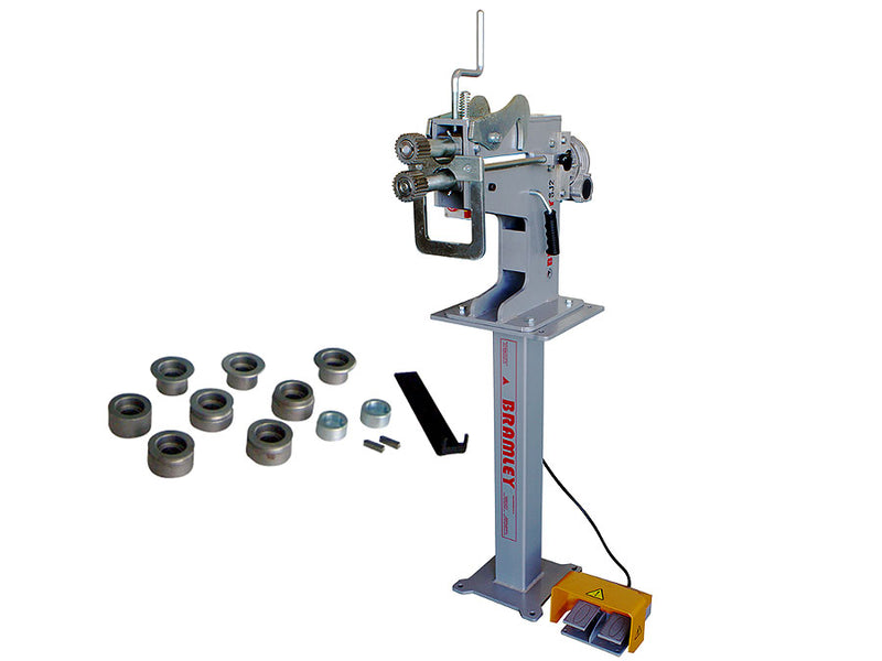 Bramley SJ2M Powered Sheetmetal Swage Jenny & Wiring Machine