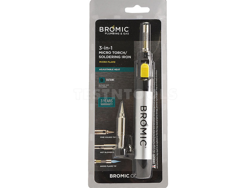 Bromic 3 in 1 Butane Micro Torch Soldering Iron GAST-1811642