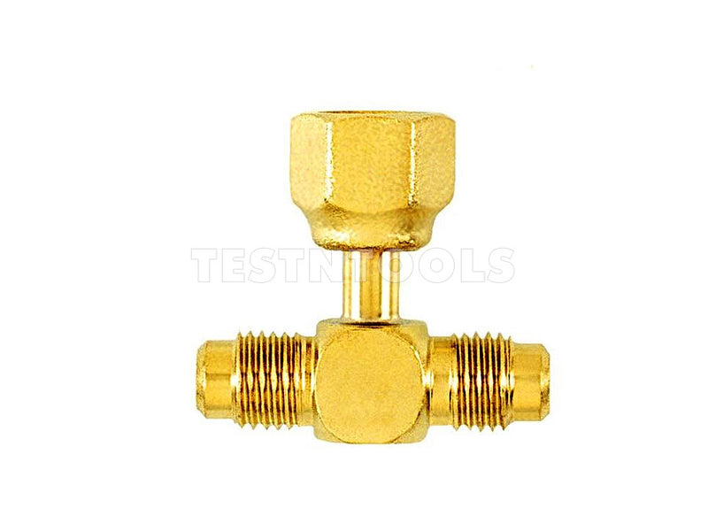 C&D Brass Access Tee 1/4" CD9603/2