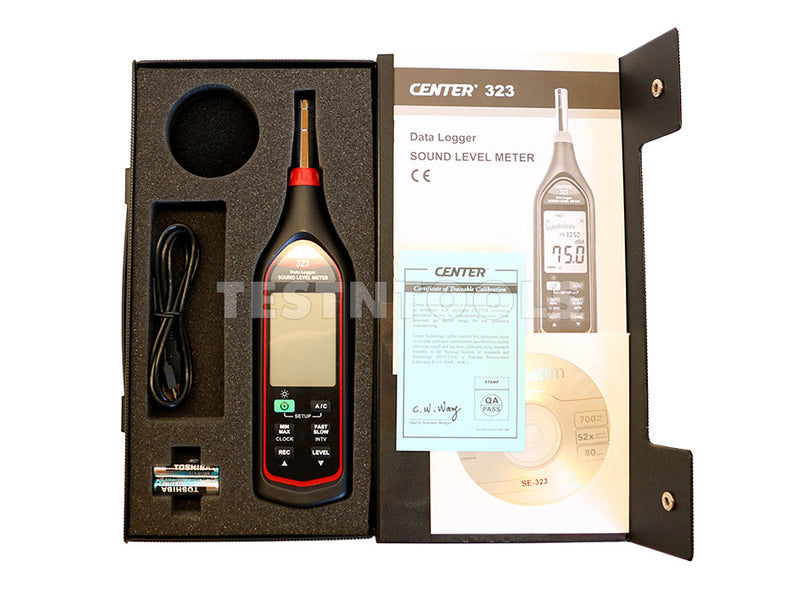 Center 323 Sound Level Meter With Data Logging