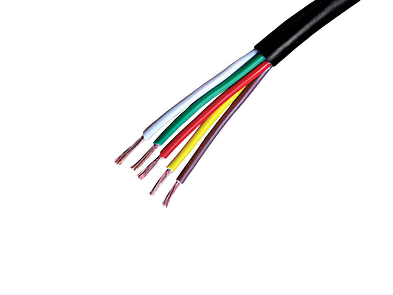 Dangflex Pendant Cable 5 Core 1.25mm x 1m 10a CAB155