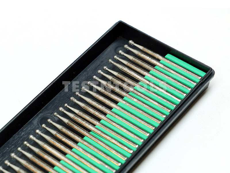 Desic Diamond Carving Burrs 30 Piece 2mm Ball 120G 3.2mm Shank